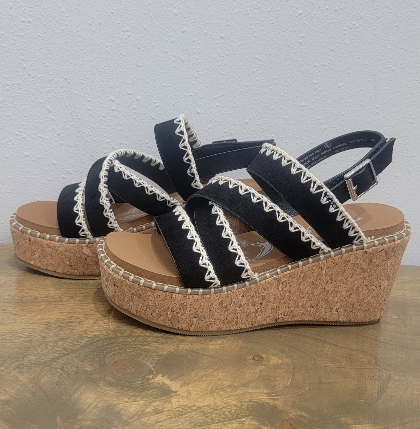 Very G Bethany Wedge Black