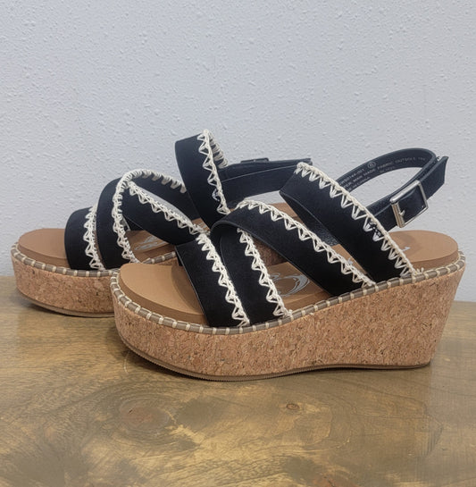 Very G Bethany Wedge Black