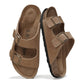 Project Cloud Chestnut Suede Sandal - Valerie