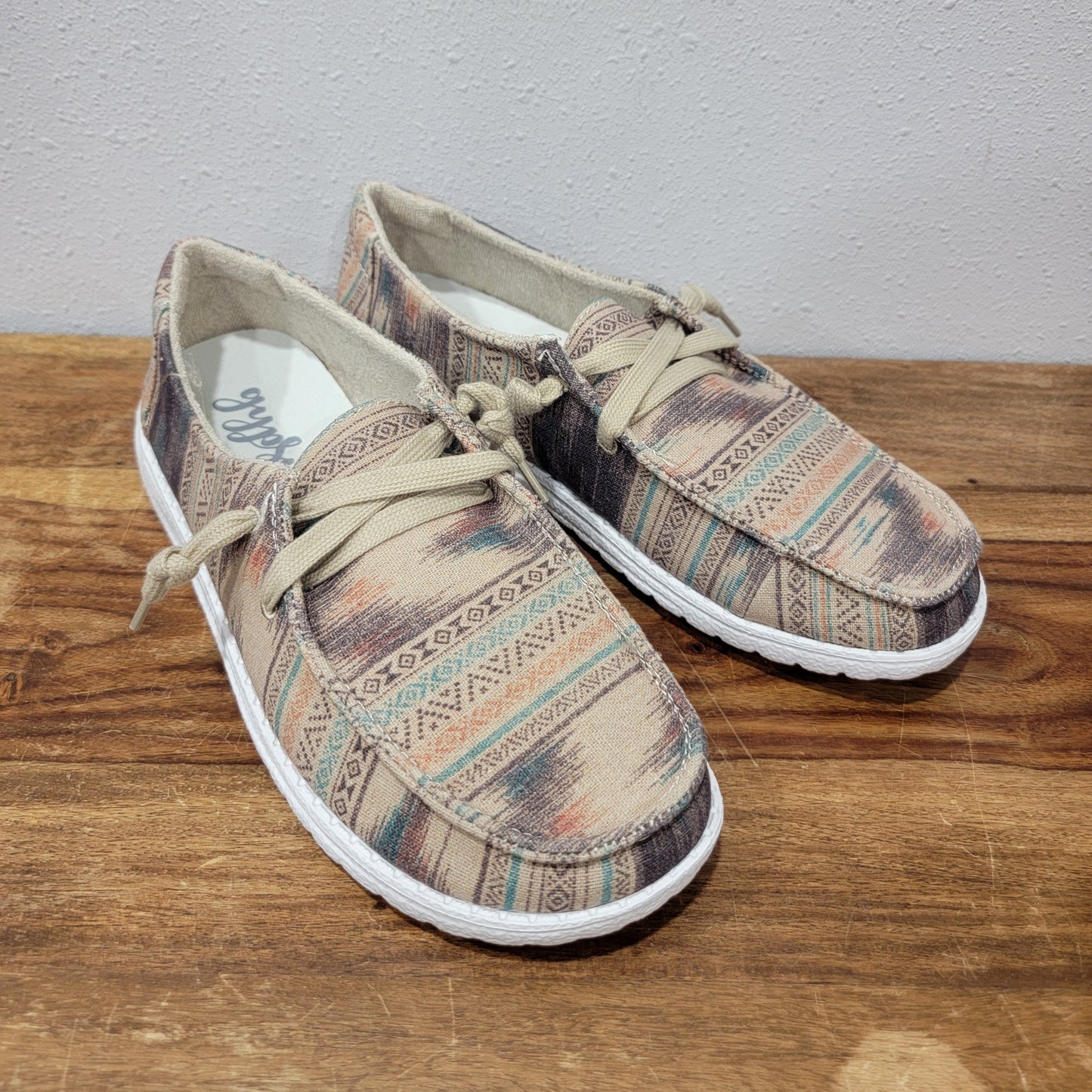 Gypsy Jazz Brown Aztec Devon Shoes