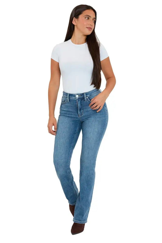 RFM High Rise Bootcut Jean- Short Inseam