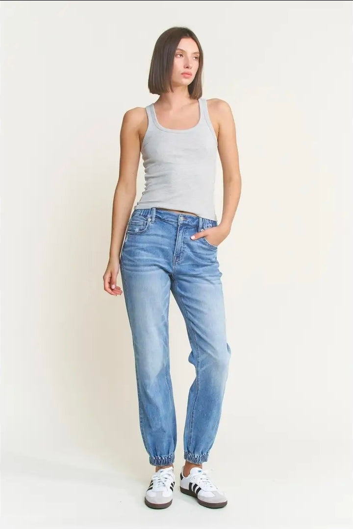 Mica Denim Super High Rise Jogger