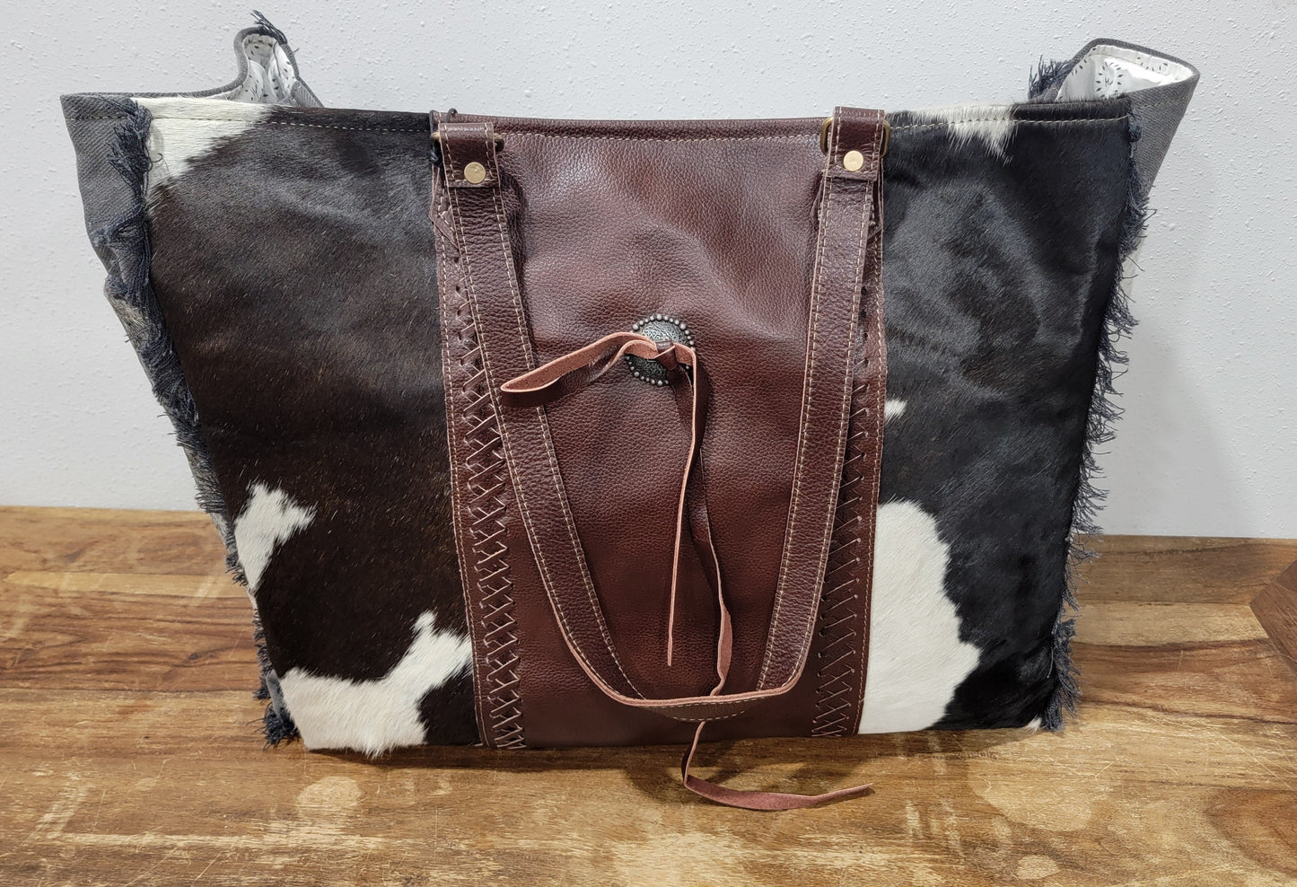 Myra Bag Rosalinda Cross Stitched Weekender Bag #2