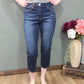 Royalty Dark Wash Tummy Control Slim Straight Jean