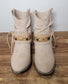 Very G Clover Boots - Nude