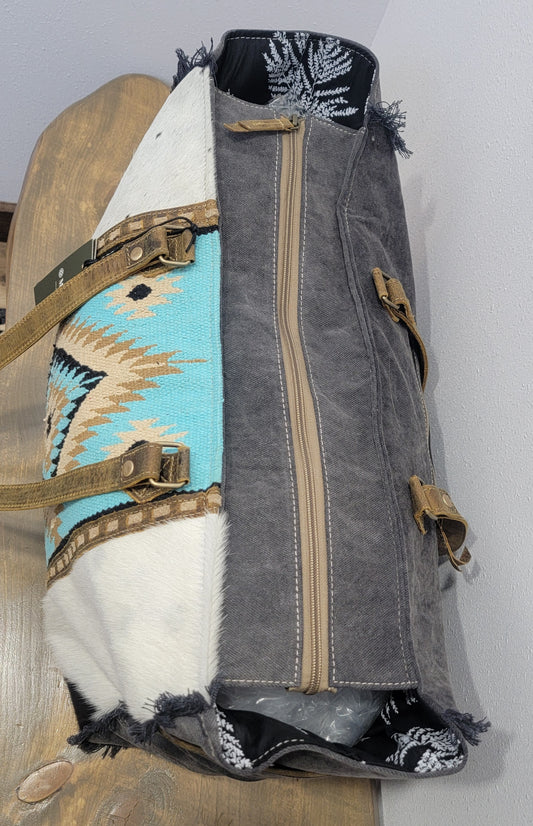 Myra Desert Diamond Weekender Bag- Prairie Turquoise