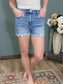 Risen High Rise Jean Short Medium Wash