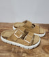 Project Cloud Gracie Leather Sandal - Chestnut Suede