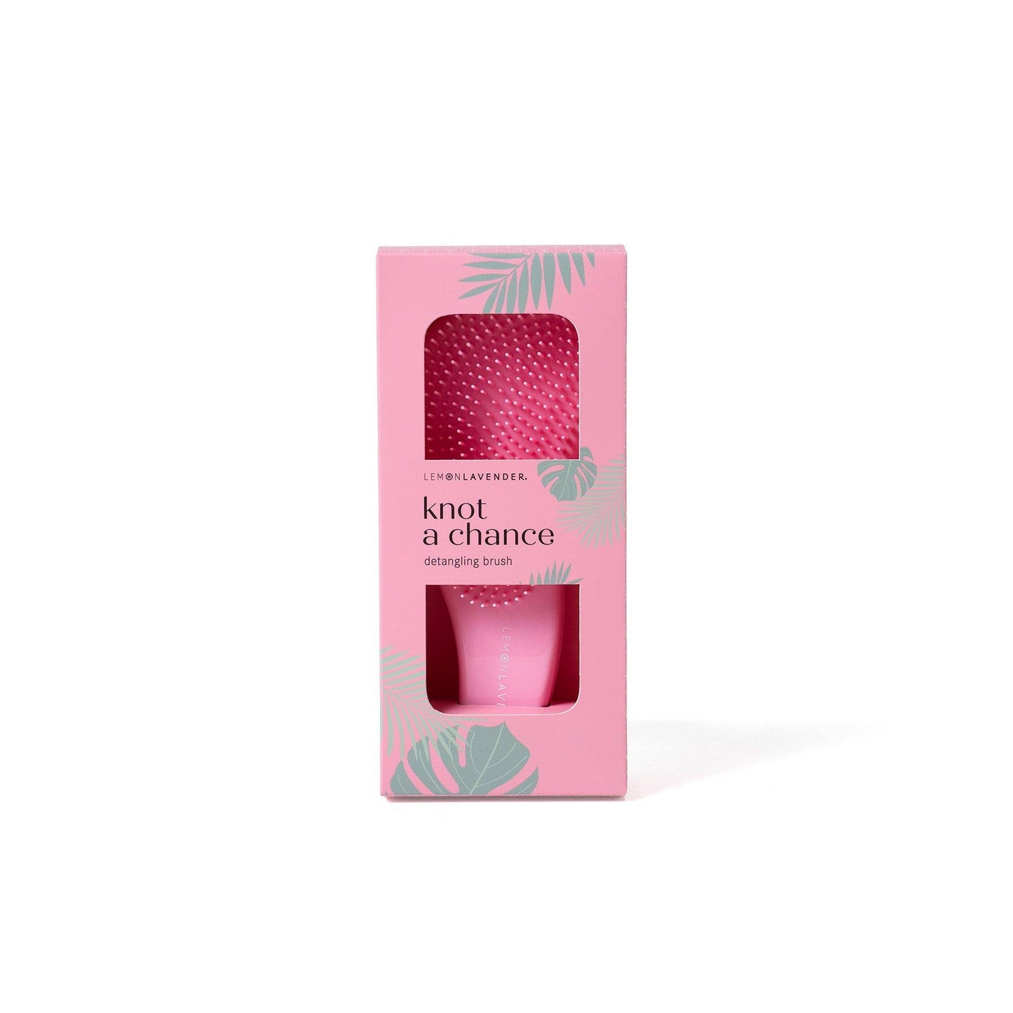 Lemon Lavender Knot a Chance Detangling Brush-Pink