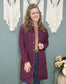 Hem & Thread Purple Coat