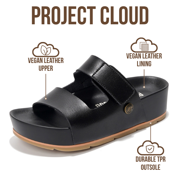 Project Cloud Ardelis Platform Sandal- Black