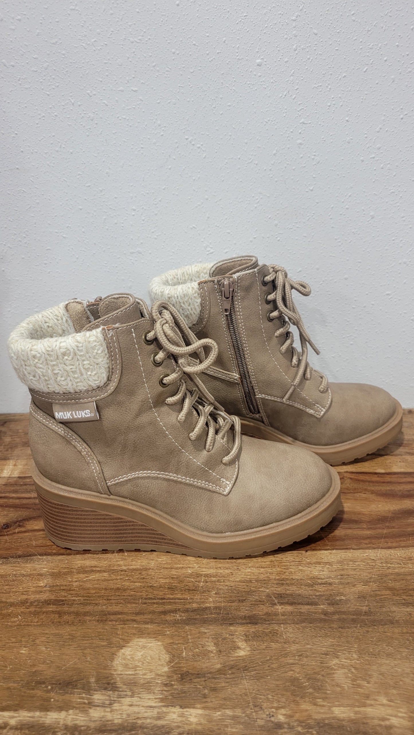 Muk Luks Taupe Boot