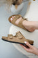 Project Cloud Chestnut Suede Sandal - Valerie