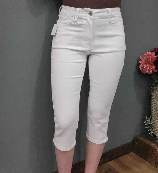 YMI White Capri Jean