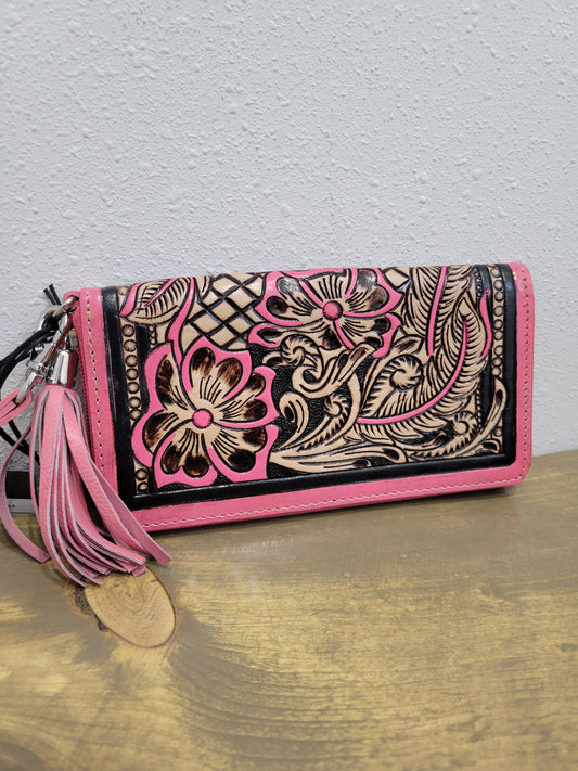 Myra Bag Magna Falls Hand-Tooled Wallet