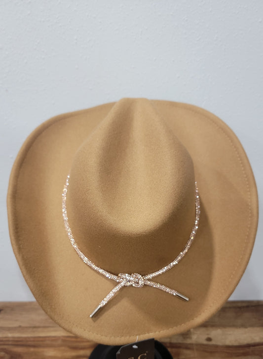 CC Beanie Western Cowboy Hat - Camel