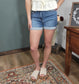 Judy Blue Mid-Rise Cuffed Slim Short