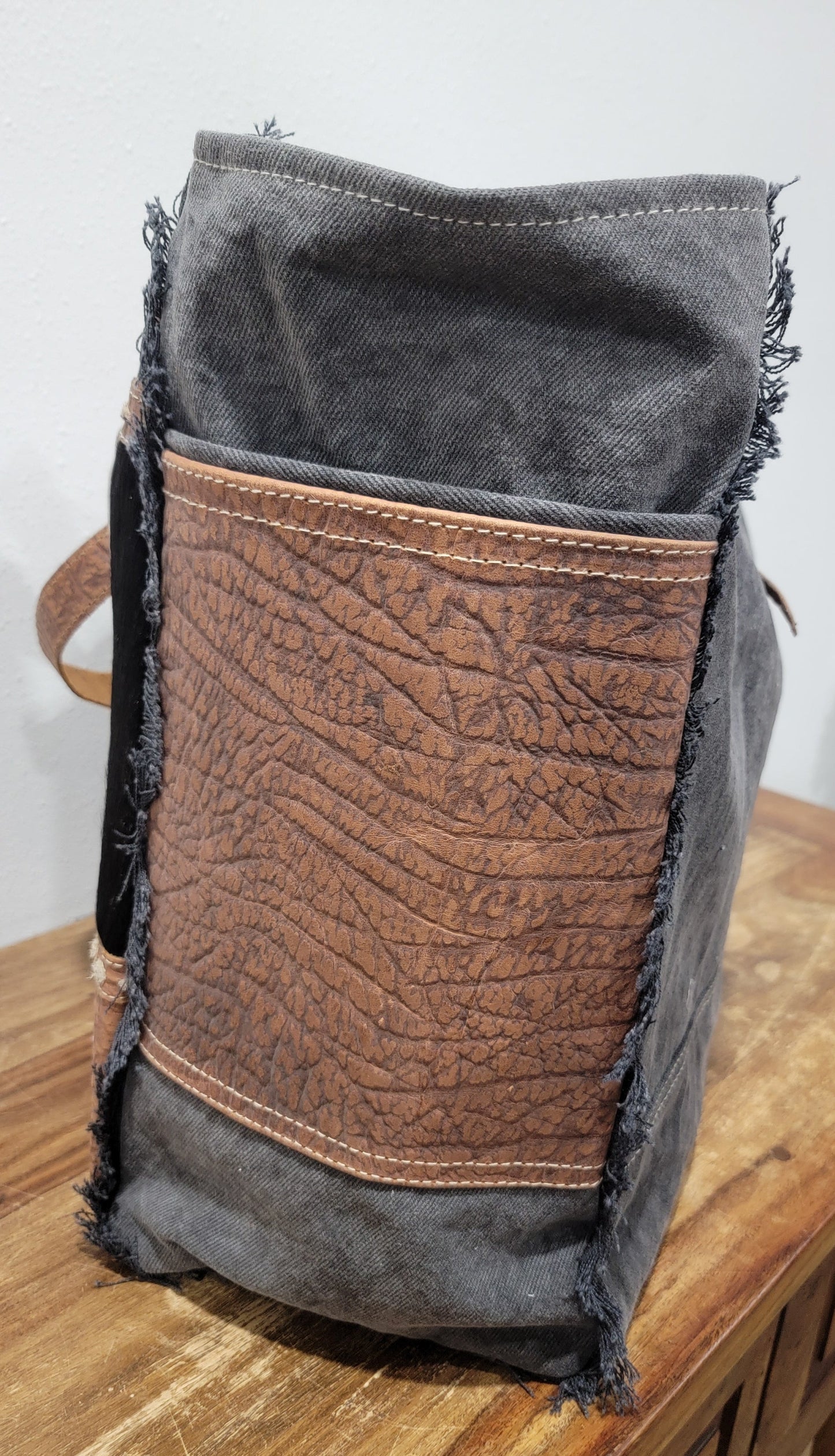 Myra Bag Asher Cowhide Weekender