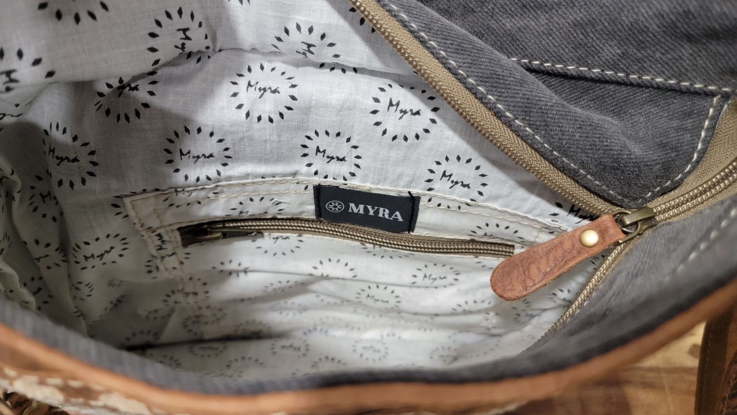 Roltod Cowhide Shoulder Myra Bag