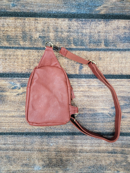 Joy Susan Dark Rust Sling Bag