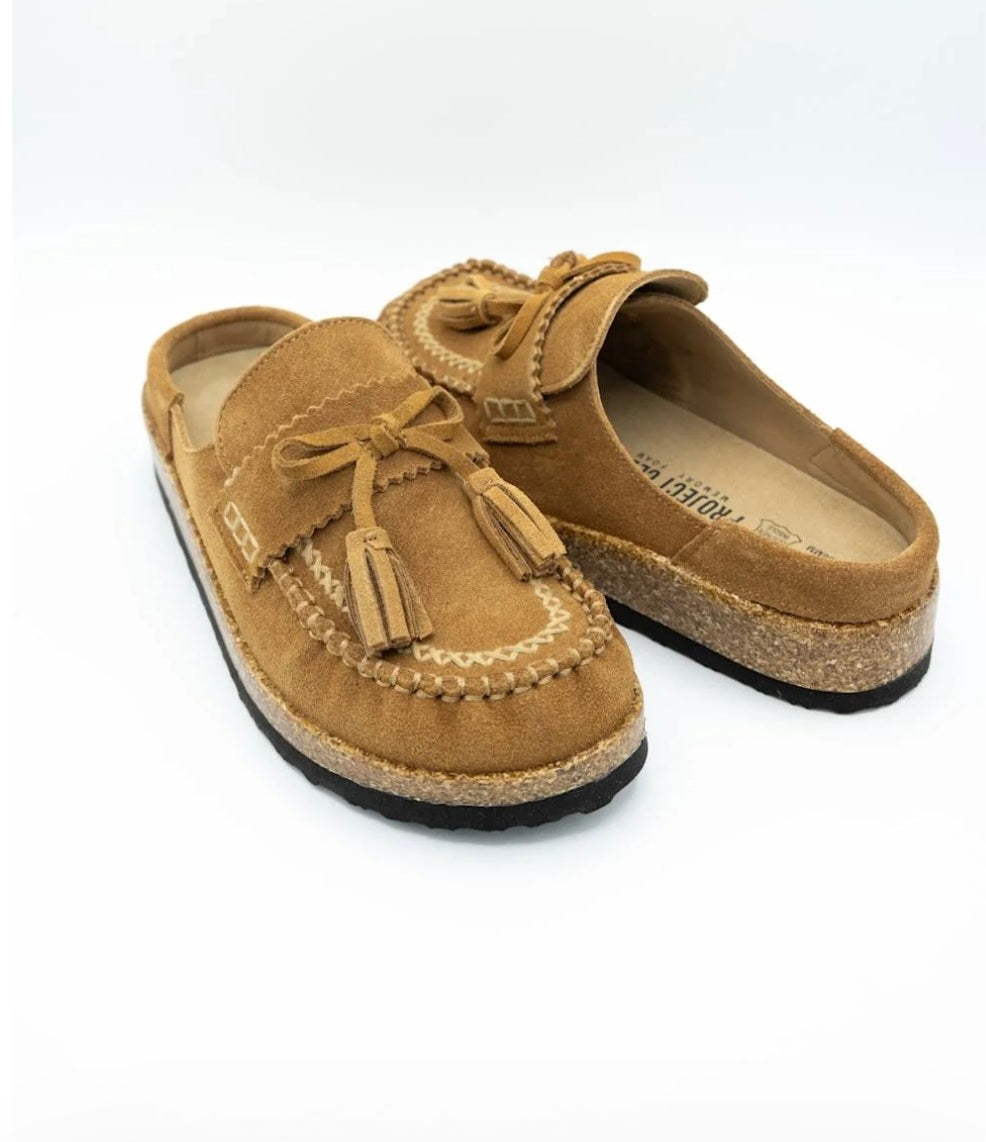 Project Cloud Calipso Honey Brown Genuine Leather Slip On