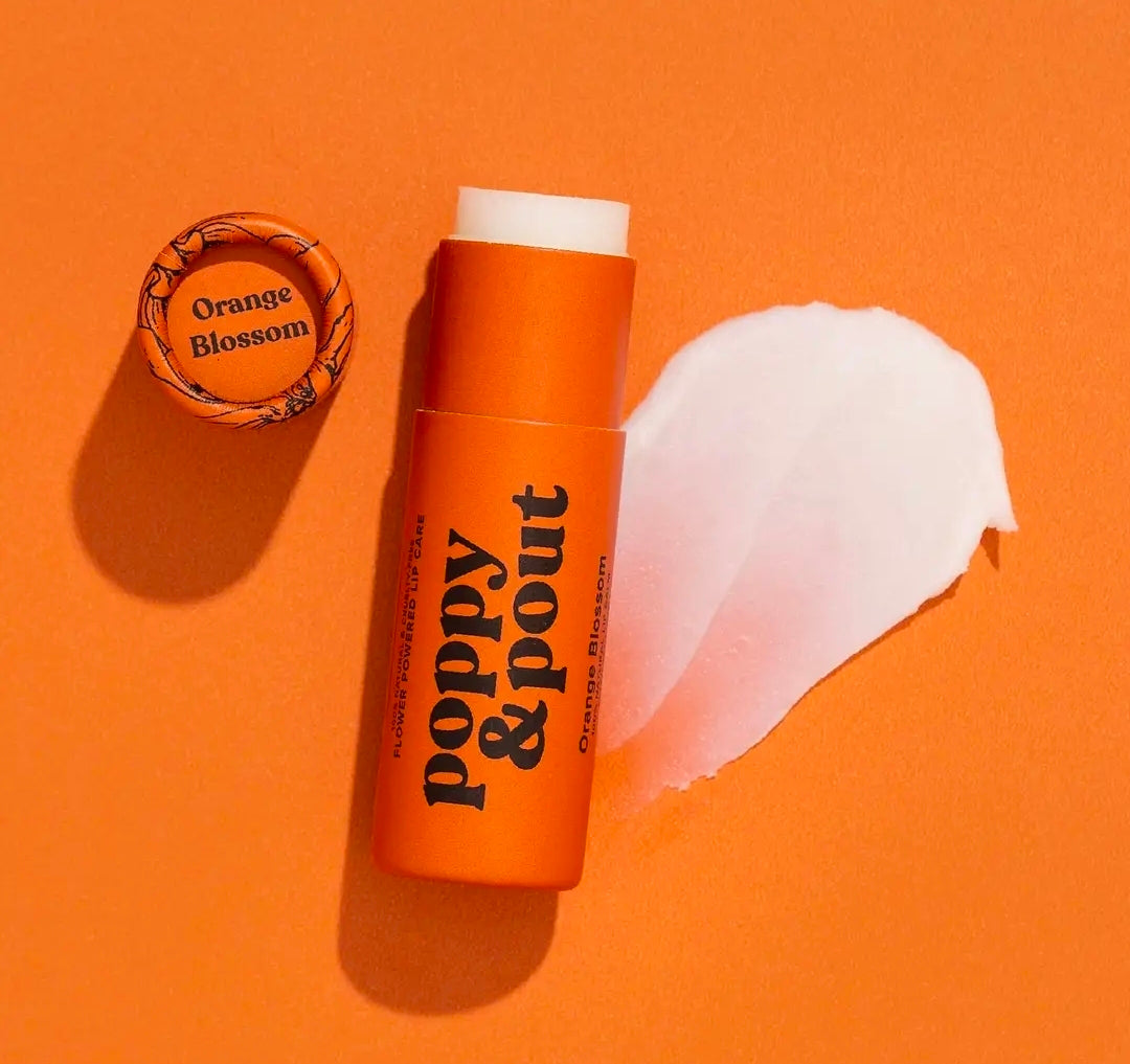 Poppy & Pout Orange Blossom Lip Balm
