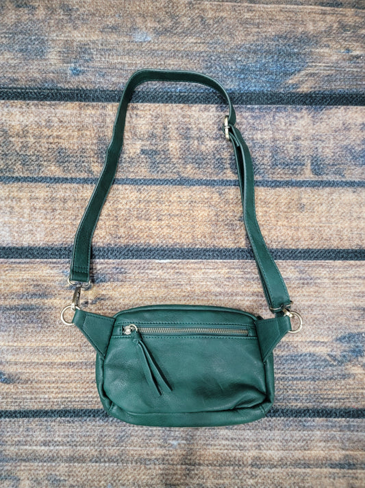 Joy Susan Forest Green Fanny Pack Sling Bag