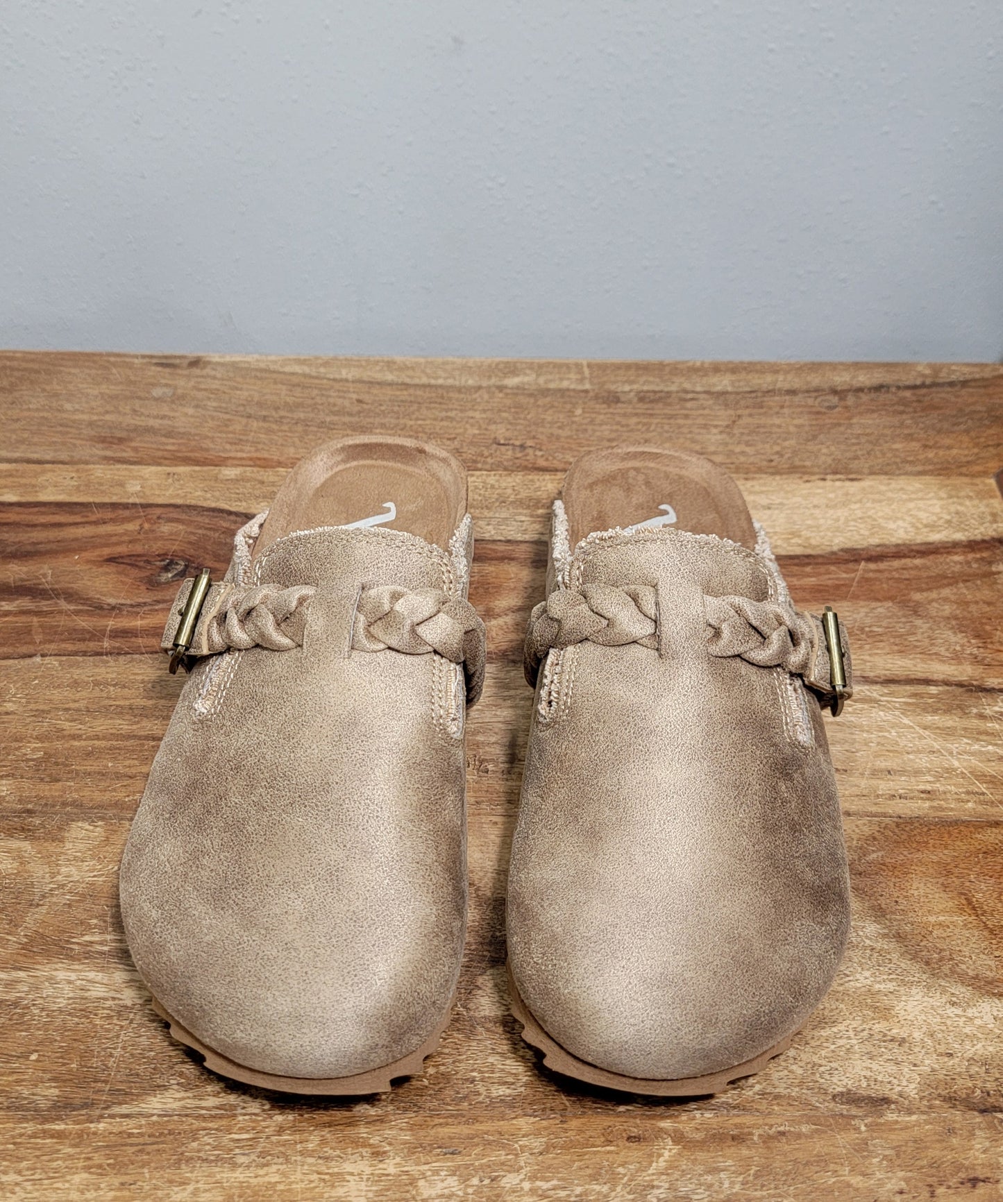 Very G Braided Slip On in Iris 3 Beige