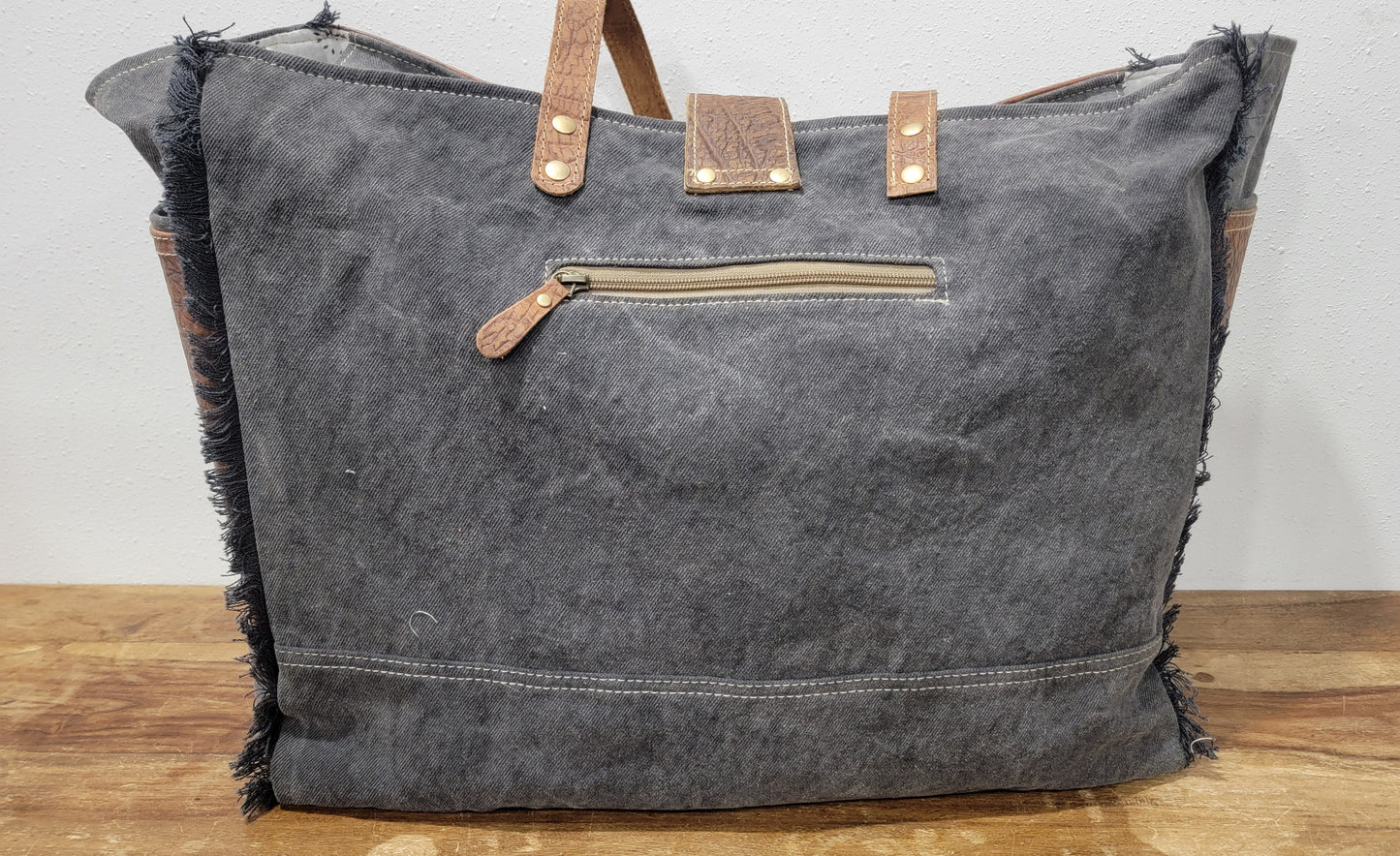 Myra Bag Asher Cowhide Weekender