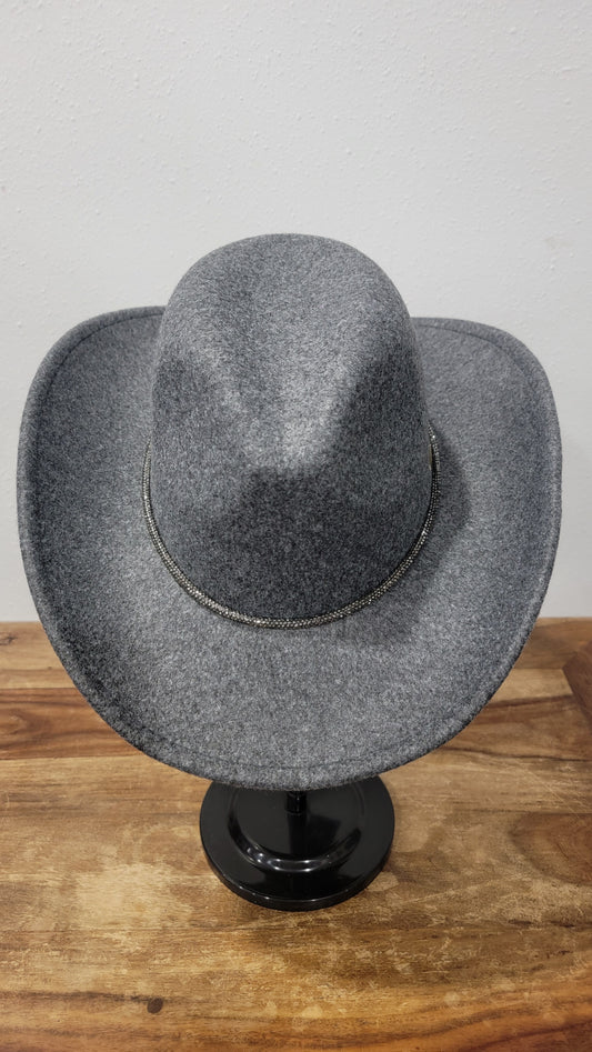 CC Beanie Western Cowboy Hat - Heather Charcoal