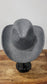 CC Beanie Western Cowboy Hat - Heather Charcoal