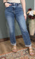 Zenana Straight Leg Cuffed Denim- Reg/Curvy