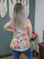 BomBom Neon Floral Tank