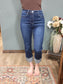RFM Dylan Dark Wash High Rise Straight Jean - Reg/Curvy