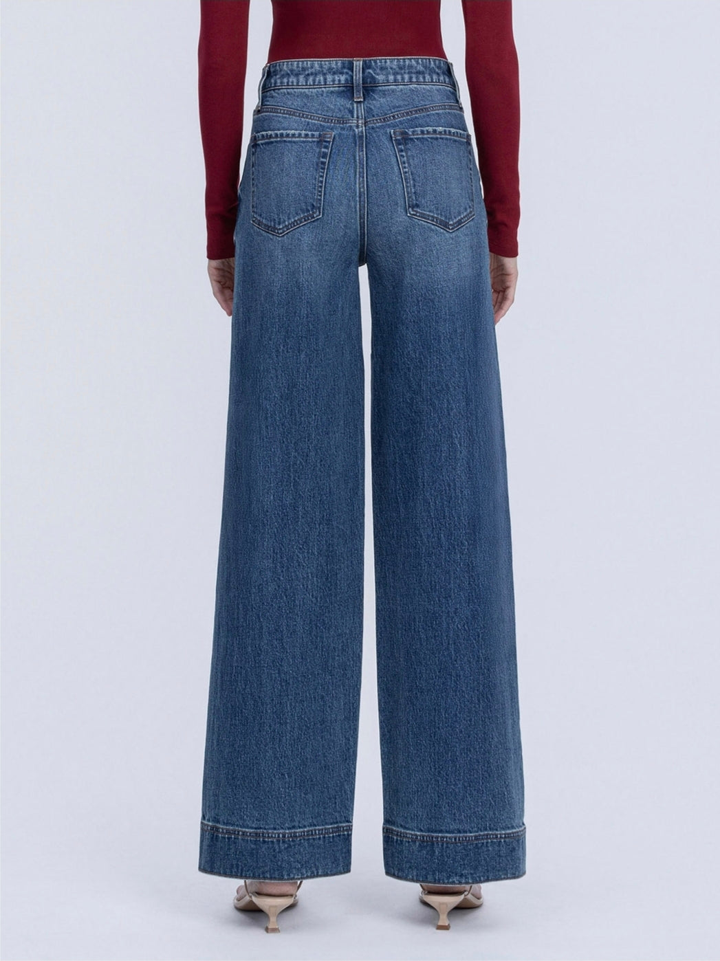 Vervet High Rise Baggy Wide Leg Jean