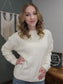 ComfyLuxe Cable Knit Sweater / Ivory