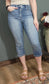 RFM High Rise Medium Wash Capri - Reg/Curvy