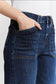 Mica Denim High Rise Wide Ankle with Patch Pocket