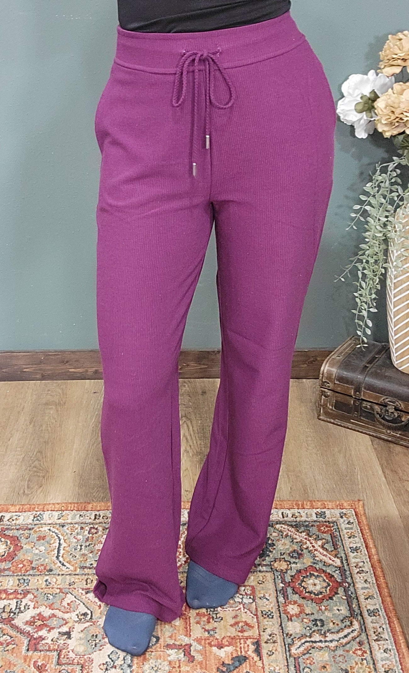 Thread & Supply Astrid Lounge Pant - Cabernet