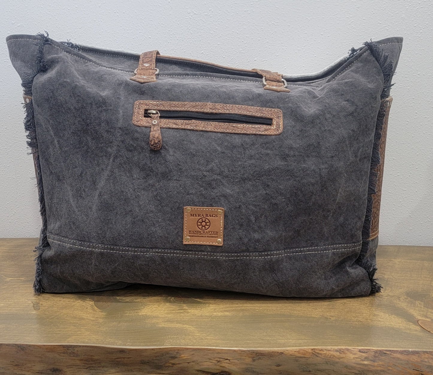 Myra Saddle Bell Weekender Bag- Wild Clay