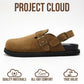 Project Cloud Chestnut Clog w/ Strap - Casi