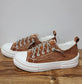 Very G Tan Rhinestone Aman 2 Slip-on Sneakers