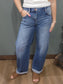 Risen Slouchy Crop Barrel with Cuffed Hem