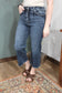 RFM Wide Leg Cropped Dark Wash Denim - Chloe Reg/Curvy
