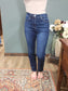 RFM Dylan Dark Wash High Rise Straight Jean - Reg/Curvy