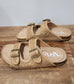 Very G Tooled Sandals / Berry 3 Tan
