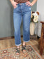 Vervet Helen High Rise Baggy Straight Leg Jean