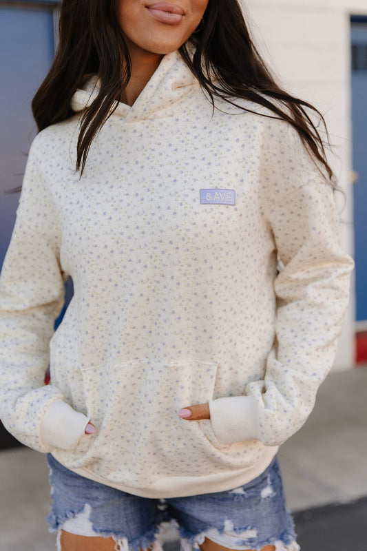 Ampersand Ave Ditsy Darling Comfort Zone Hoodie