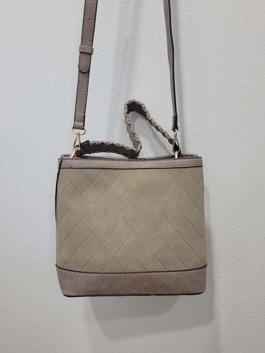 Jen & Co. Taupe Structured Bag