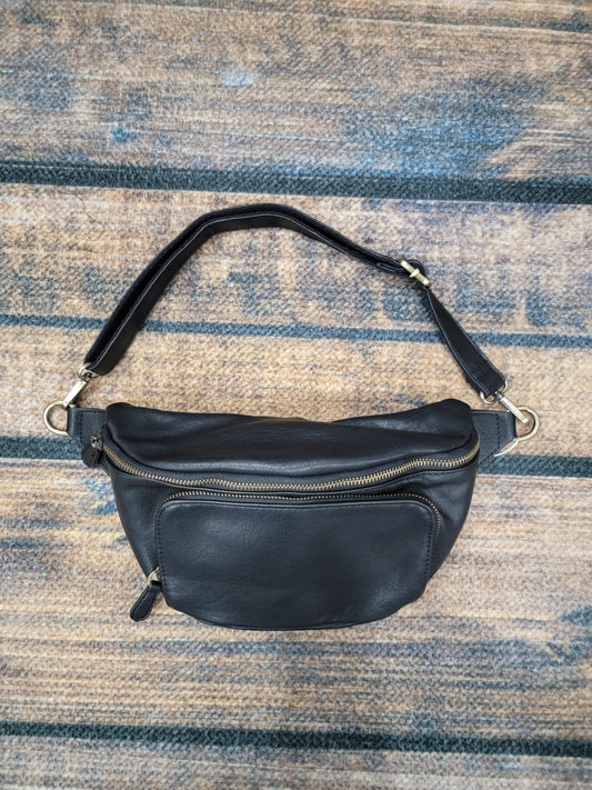 Joy Susan Black Fanny Pack